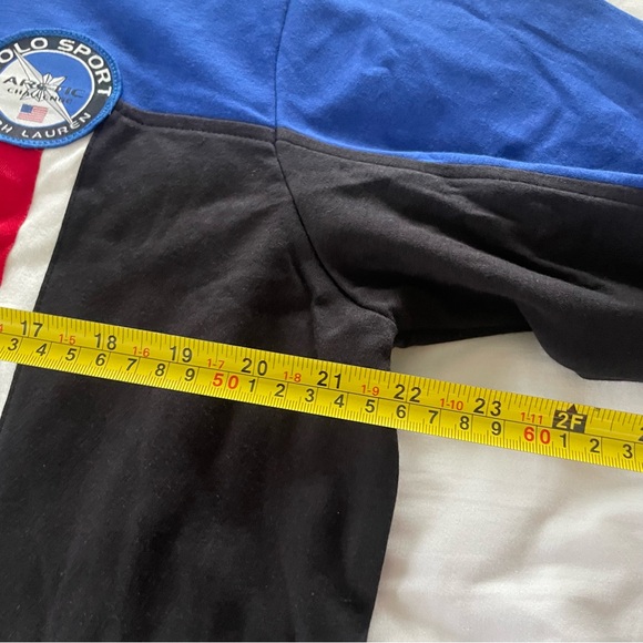 Vintage 90s Polo Sport Ralph Lauren “Arctic Challenge” Long-Sleeve Polo — Size L - Picture 7 of 9